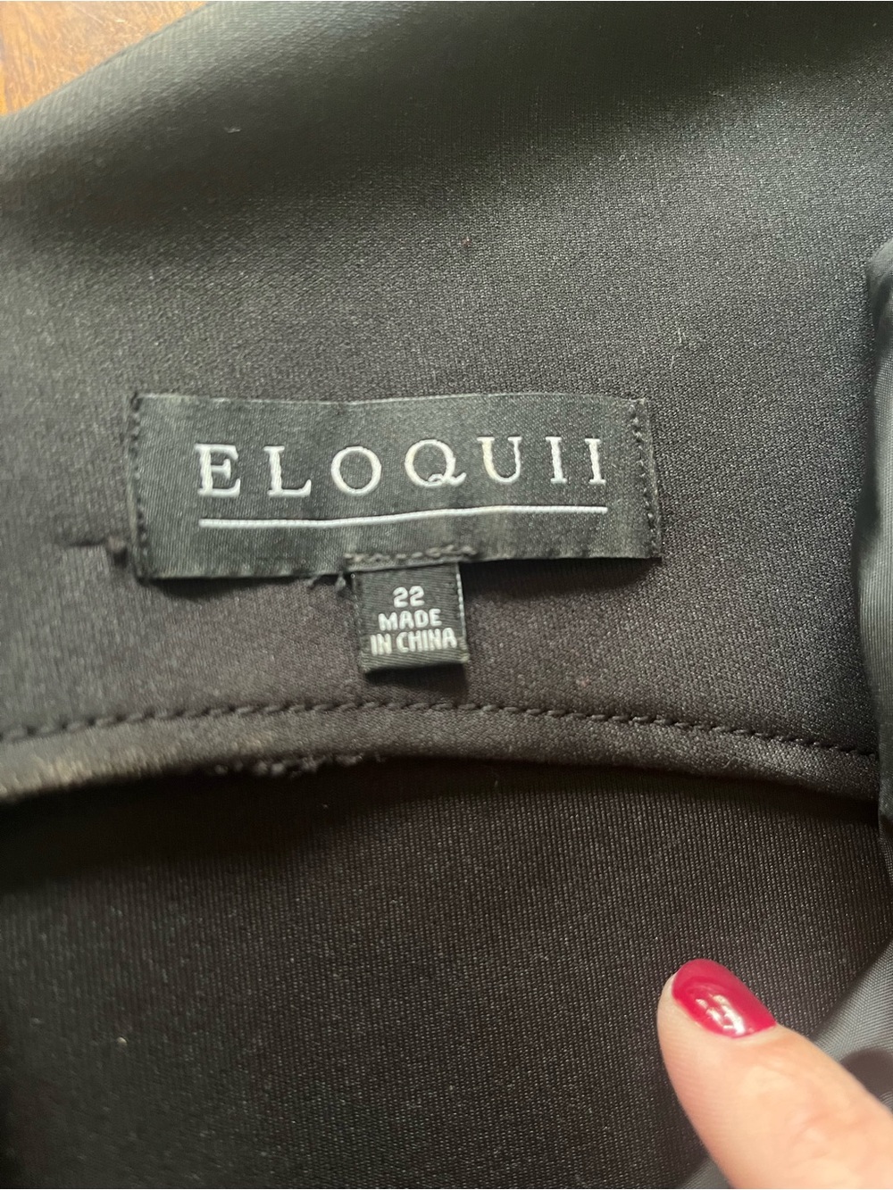 ELOQUII Metallic Floral Jacquard A-Line Dress — Size 22 - Picture 9 of 10